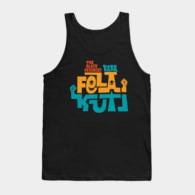 Fela Kuti - Afrobeat Revolution Tank Top by Boogosh